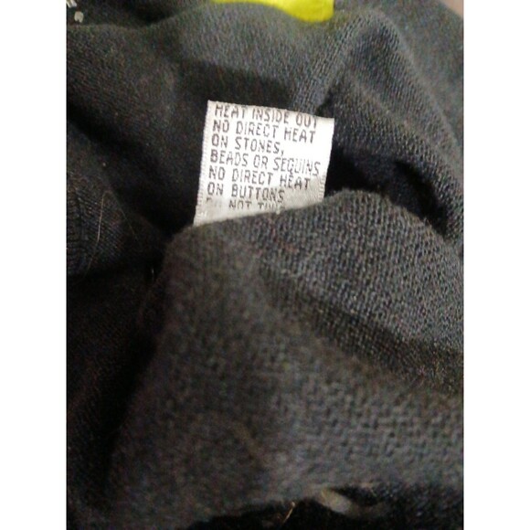 Jack B Quick Ugly Christmas Sweater Pink Black Green Ornaments Embroider... - Picture 5 of 14